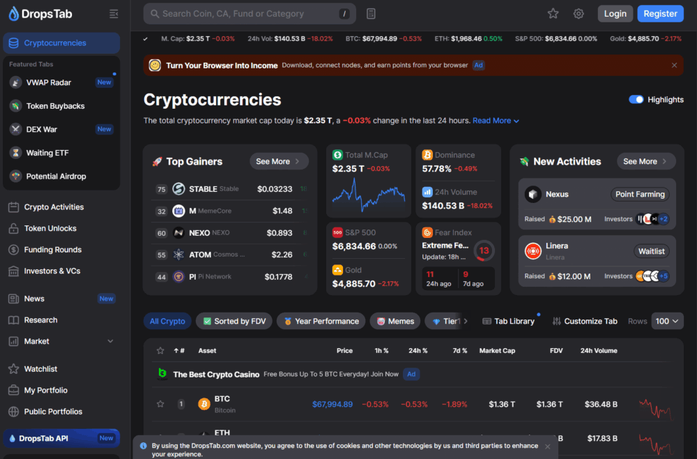Vorexlan ヴォレクスラン Dropstab 詐欺 画像
Vorexlanの被害で特徴的なのが
仮想通貨の管理・取引アプリを悪用した追加搾取の手口です。

・Guarda（グアルダ）
・Dropstab（ドロップスタブ）

といった実在する仮想通貨管理アプリを使わせたうえで
「ガス代（手数料）」という名目で
さらに仮想通貨を送金させるケースが確認されています。

正規のアプリを経由させることで安心感を与えながら
追加の資金を搾取する巧妙な手口です。
このような指示があった場合は、すぐに送金を止めてご相談ください。