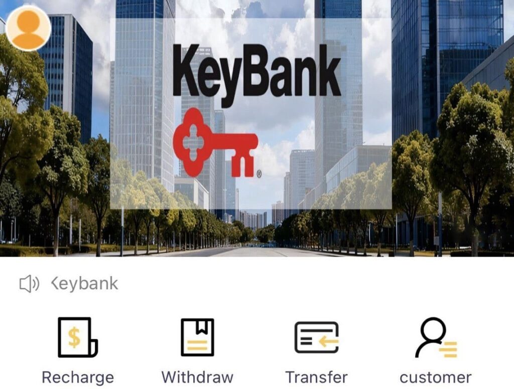 KeyBank（キーバンク）詐欺 サイト 画像
今回の詐欺事案は、この実在する金融機関の名前を無断で悪用し
正規の投資だと誤認させて仮想通貨の送金を促す、非常に悪質な手口です。偽サイト上では利益が出ているような画面が表示され
「実際に取引ができている」と思い込ませたうえで送金を繰り返させます。
画面上の残高や利益はすべて架空の数字ですので、ご注意ください。