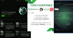 World Core（world-core.net／ワールドコア）は詐欺？Threads（スレッズ）SNSを利用した副業詐欺 マネージャー 木船 勇次郎・小泉